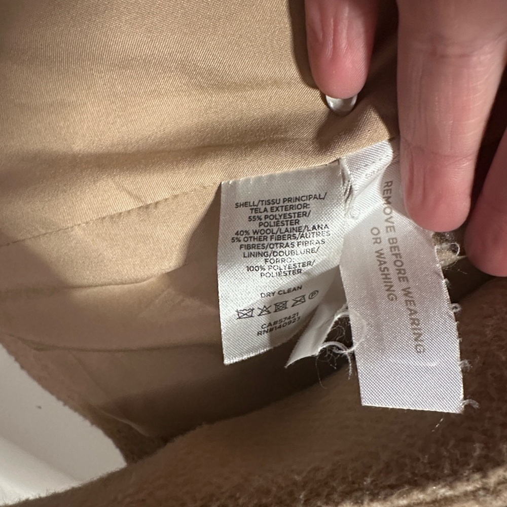 Wool blend long coat - Picture 5 of 5